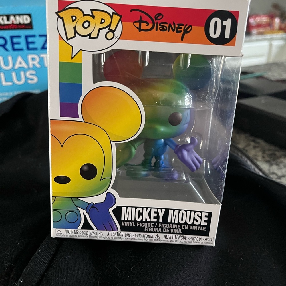 Disney Pop! Multicolor Mickey Mouse Vinyl Figure